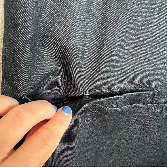 Cuyana Denim Tee Dress blue extra small - Picture 5 of 10